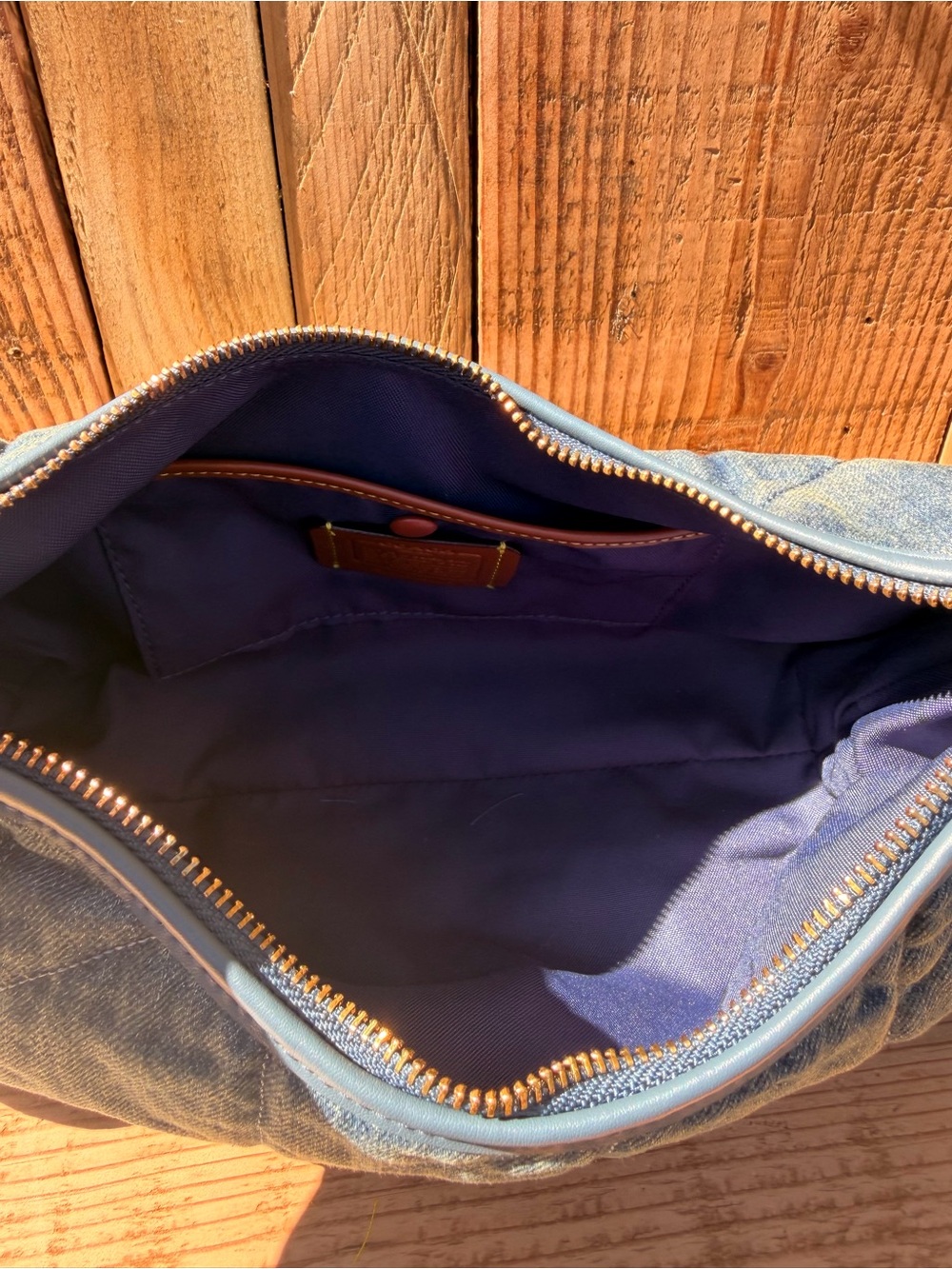 Coach Juliet Soft Quilted Denim
Pocket Bag 30 ๐โจ๐ - Picture 5 of 6